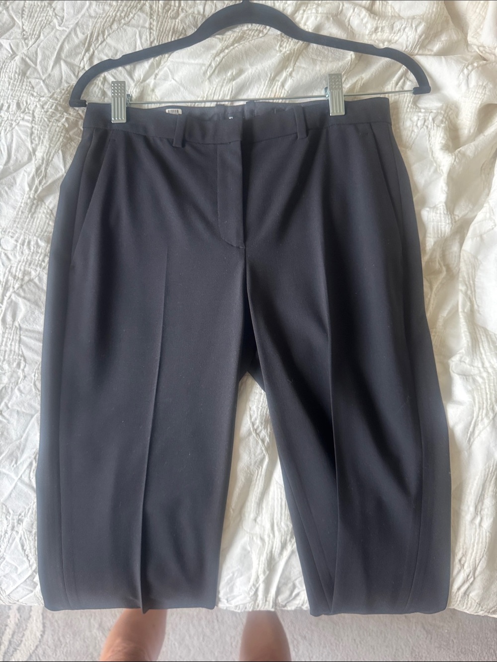 Theory Women's Black Boot Cut Dress Pants